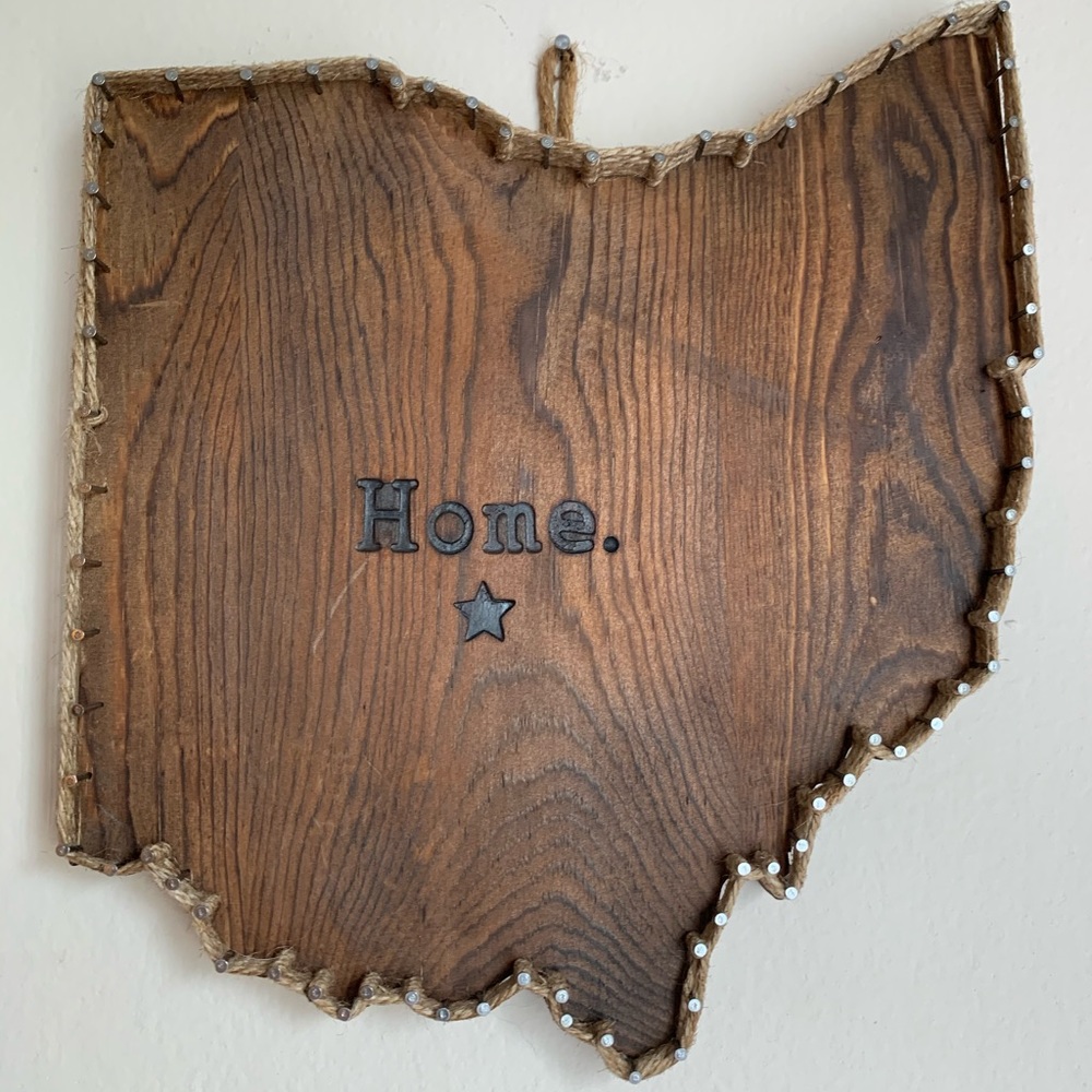 Hanging Ohio representing Columbus